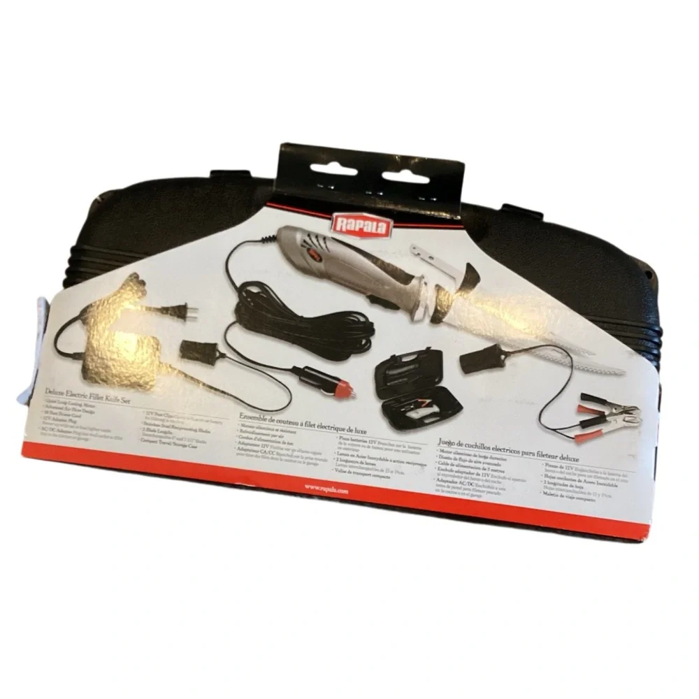 Rapala Deluxe Electric Fillet Knife Set New in Box
